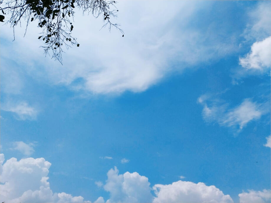 blue sky